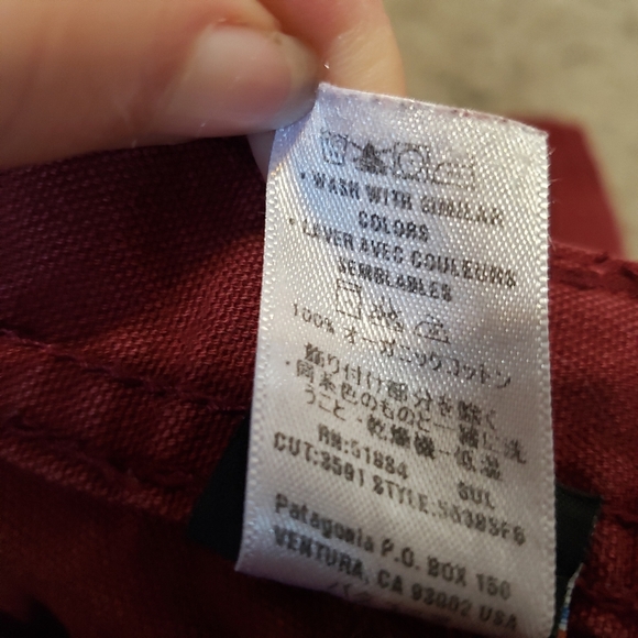 Patagonia Red Buttoned Garment - Picture 10 of 11